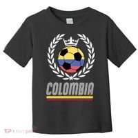 Colombia Soccer Flag Emblem Toddler T-Shirt thumb 0