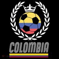 Colombia Soccer Flag Emblem Women's Long Sleeve Shirt thumb 2