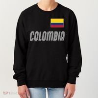 Colombia Soccer Jersey Flag Women's Sweatshirt thumb 0