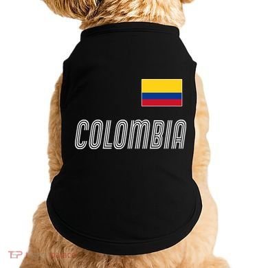 Colombia Soccer Jersey Flag Doggie Tank