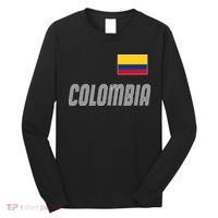 Colombia Soccer Jersey Flag Long Sleeve Shirt thumb 0