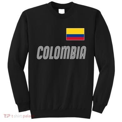 Colombia Soccer Jersey Flag Sweatshirt