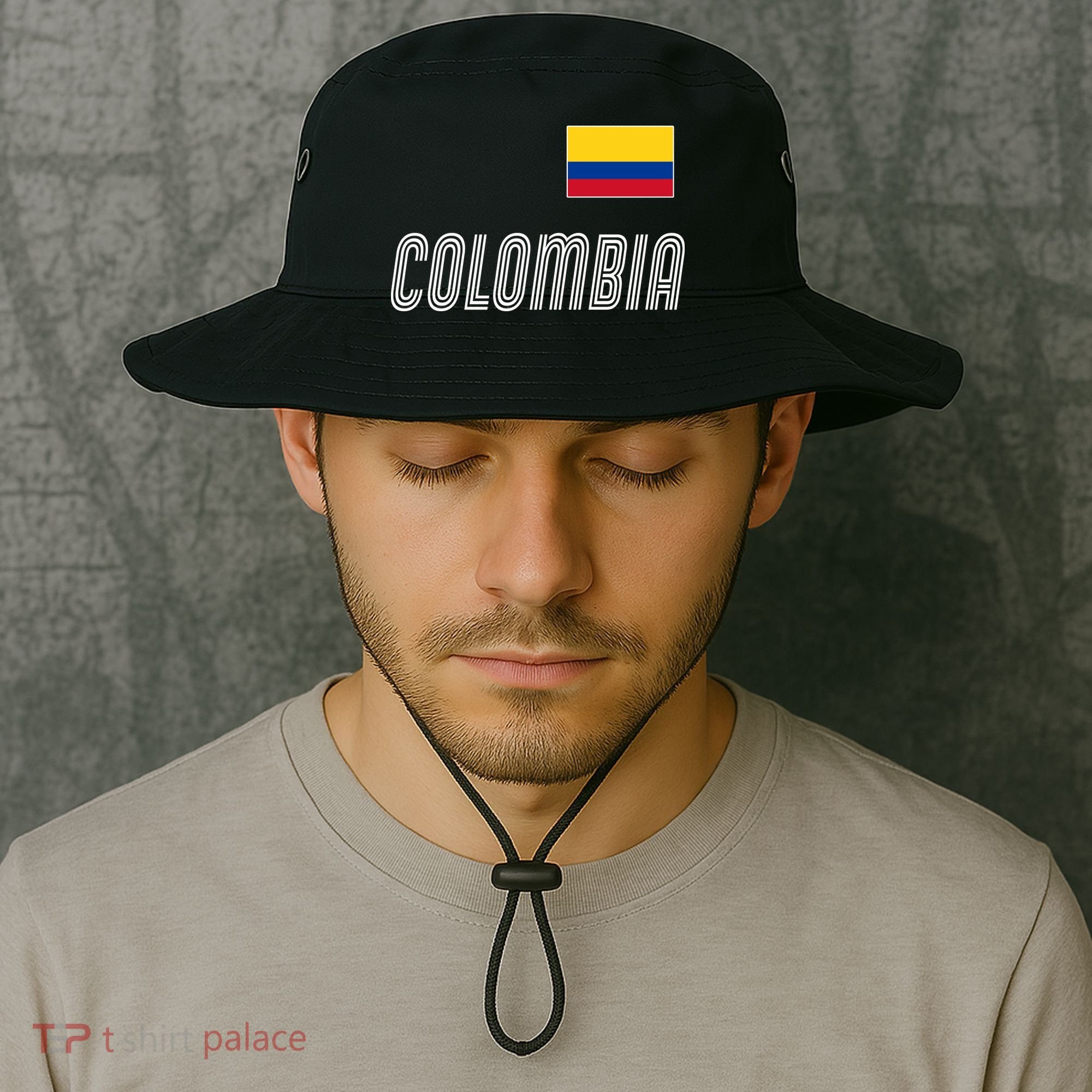 Colombia Soccer Jersey Flag Bucket Hat