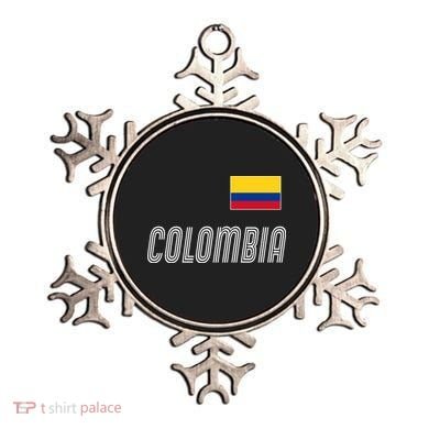 Colombia Soccer Jersey Flag Ornament