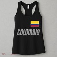Colombia Soccer Jersey Flag Women's Tank Top thumb 3