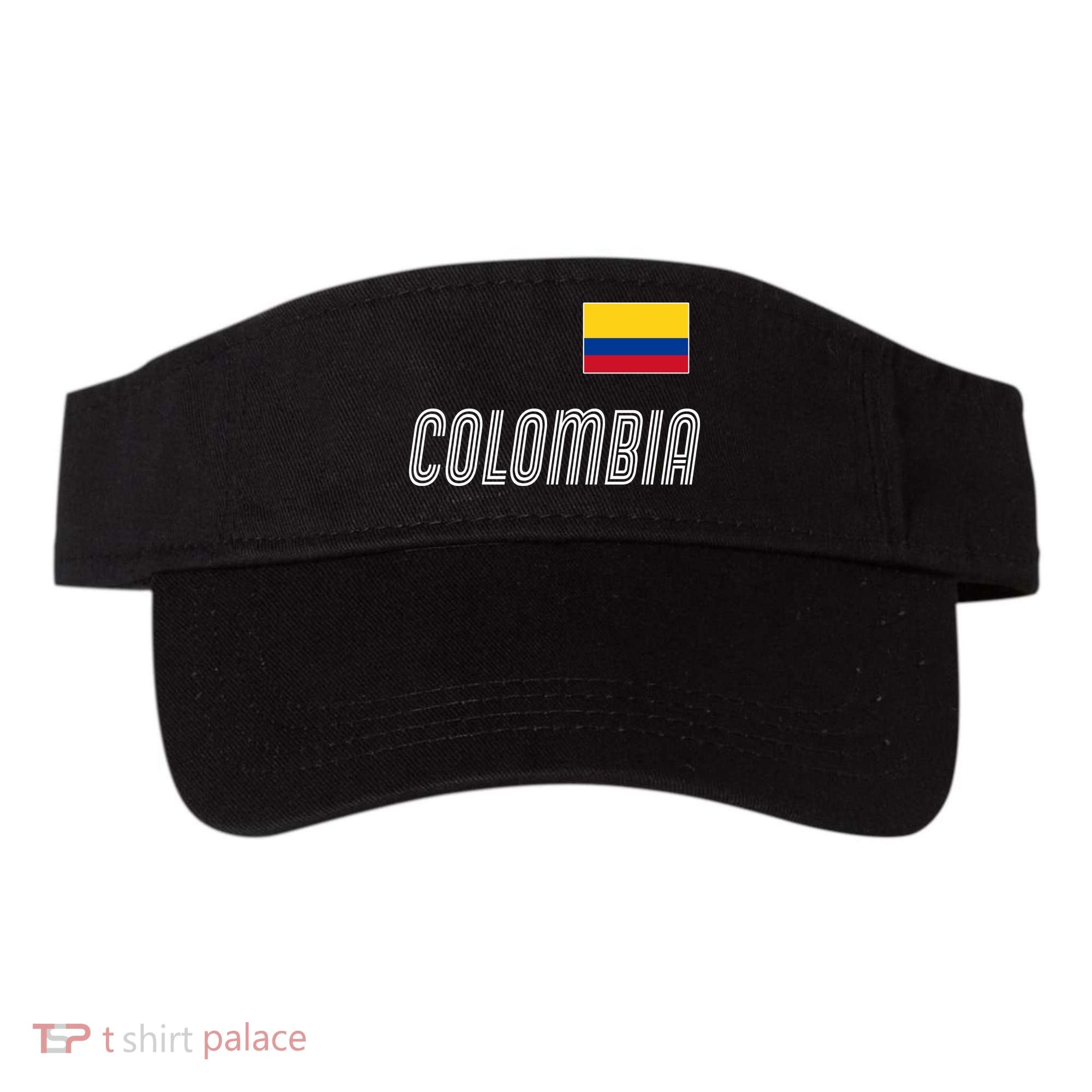 Colombia Soccer Jersey Flag Visor