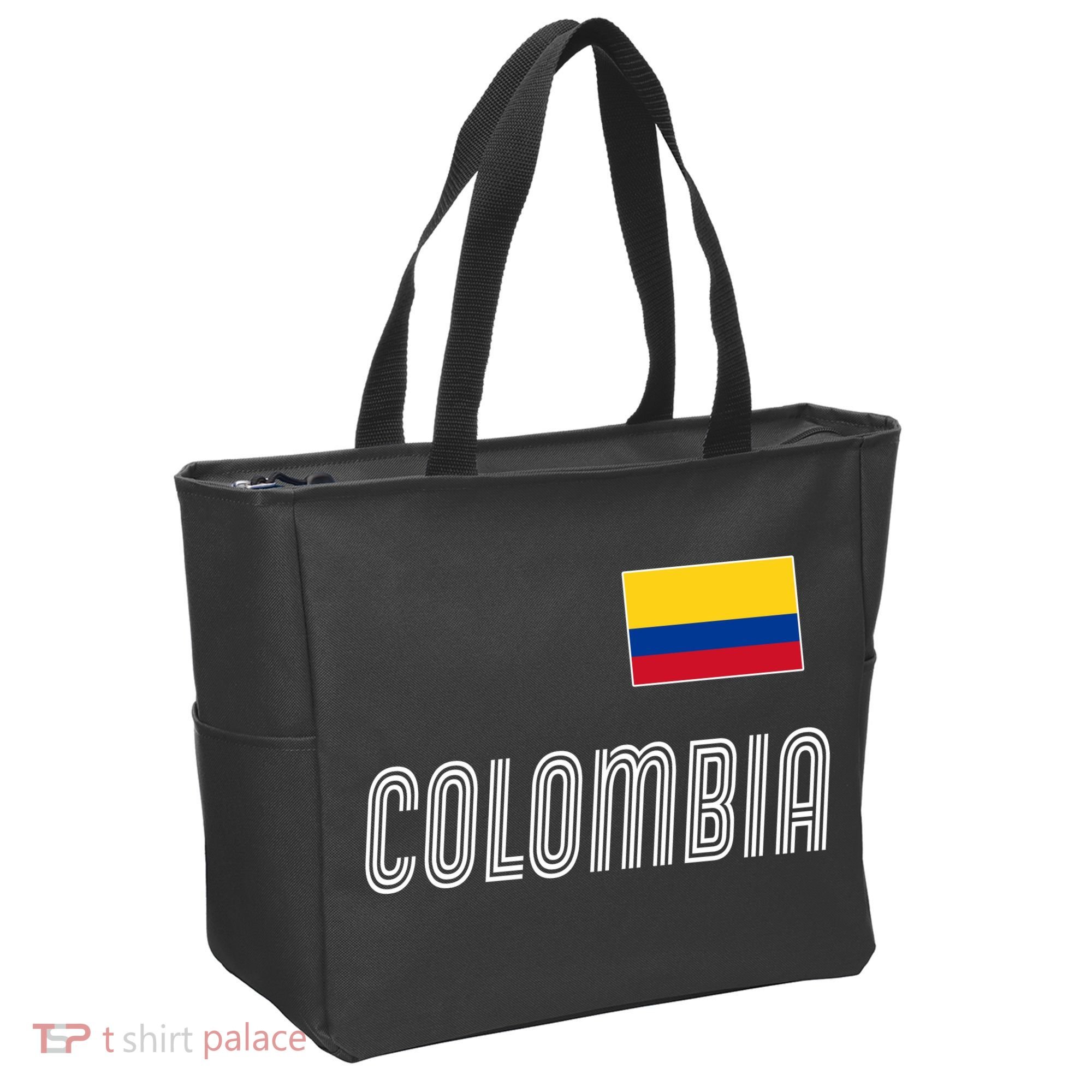 Colombia Soccer Jersey Flag Tote Bag