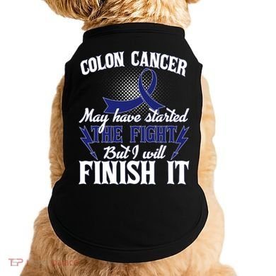 Colon Cancer Awareness Finish The Fight Doggie Tank