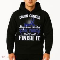 Colon Cancer Awareness Finish The Fight Hoodie thumb 2