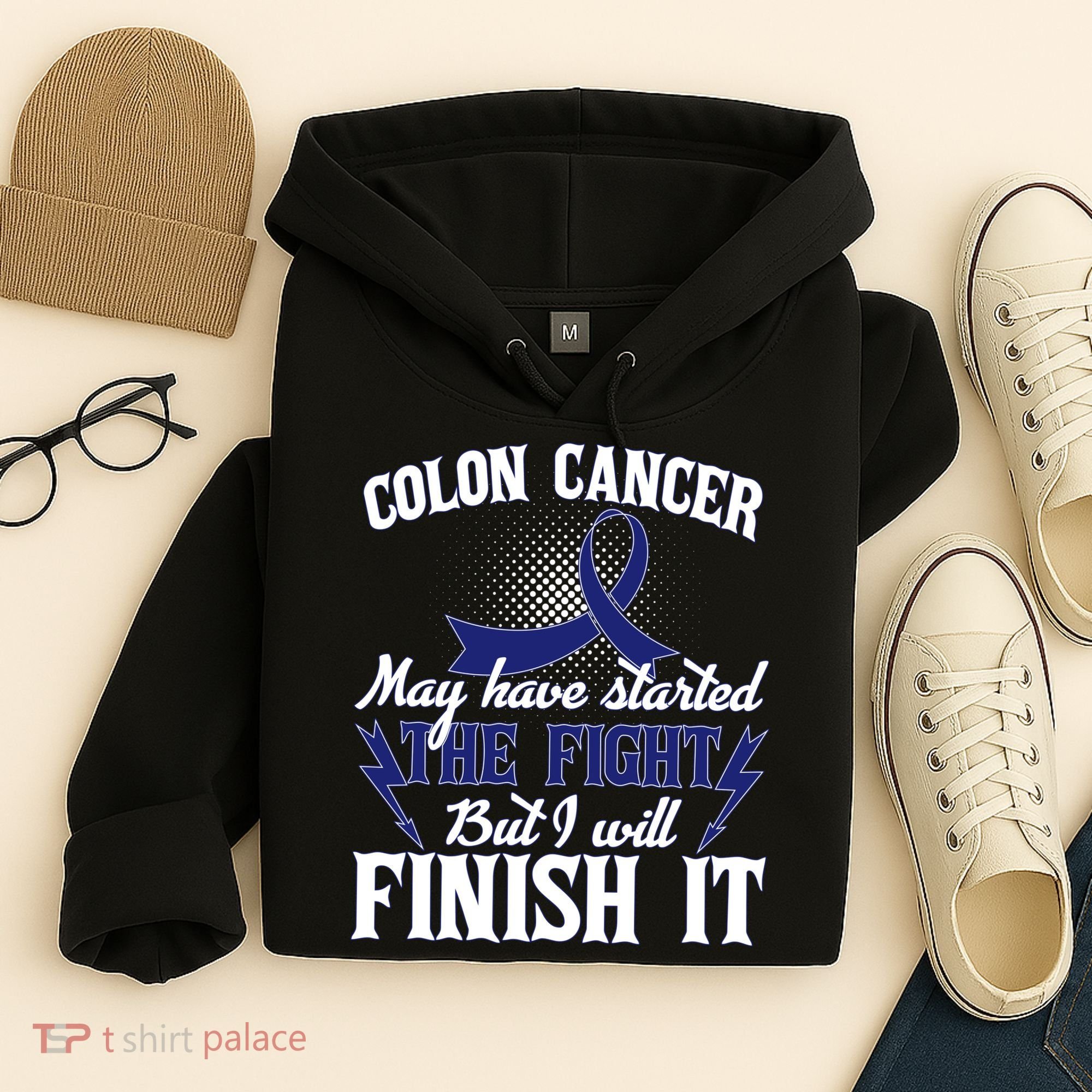 Colon Cancer Awareness Finish The Fight Hoodie
