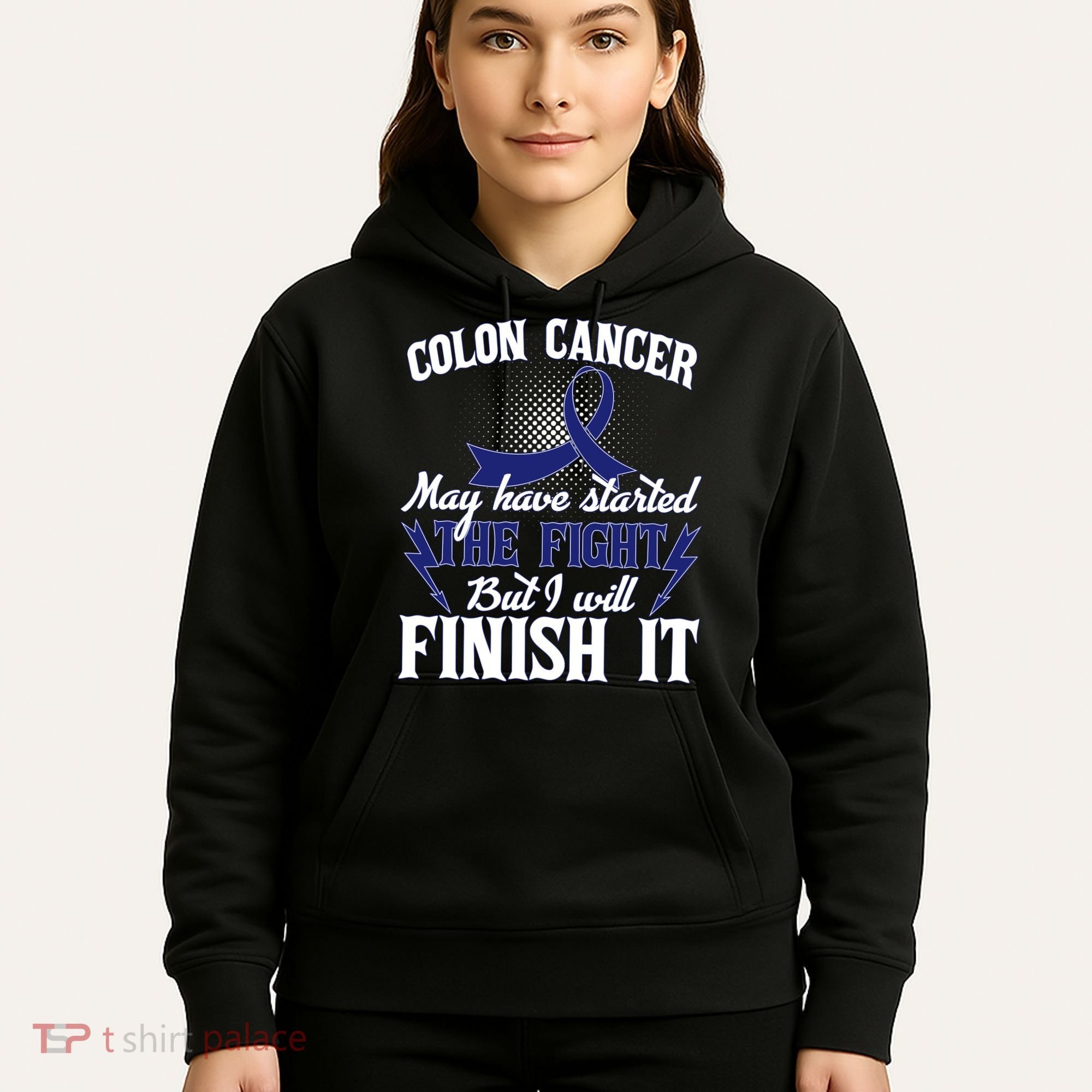 Colon Cancer Awareness Finish The Fight Hoodie