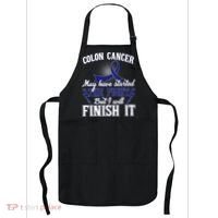Colon Cancer Awareness Finish The Fight Apron thumb 0