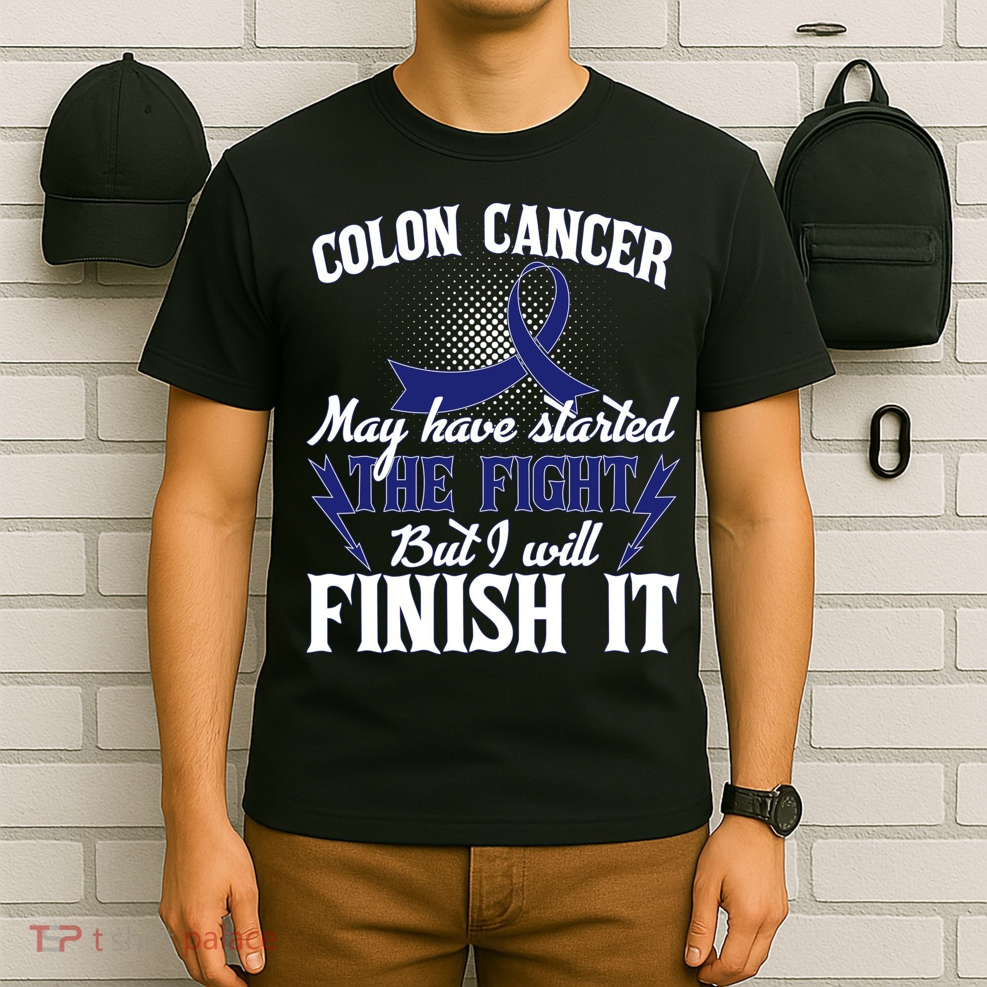 Colon Cancer Awareness Finish The Fight T-Shirt