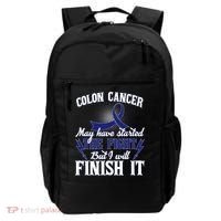 Colon Cancer Awareness Finish The Fight Backpack thumb 0