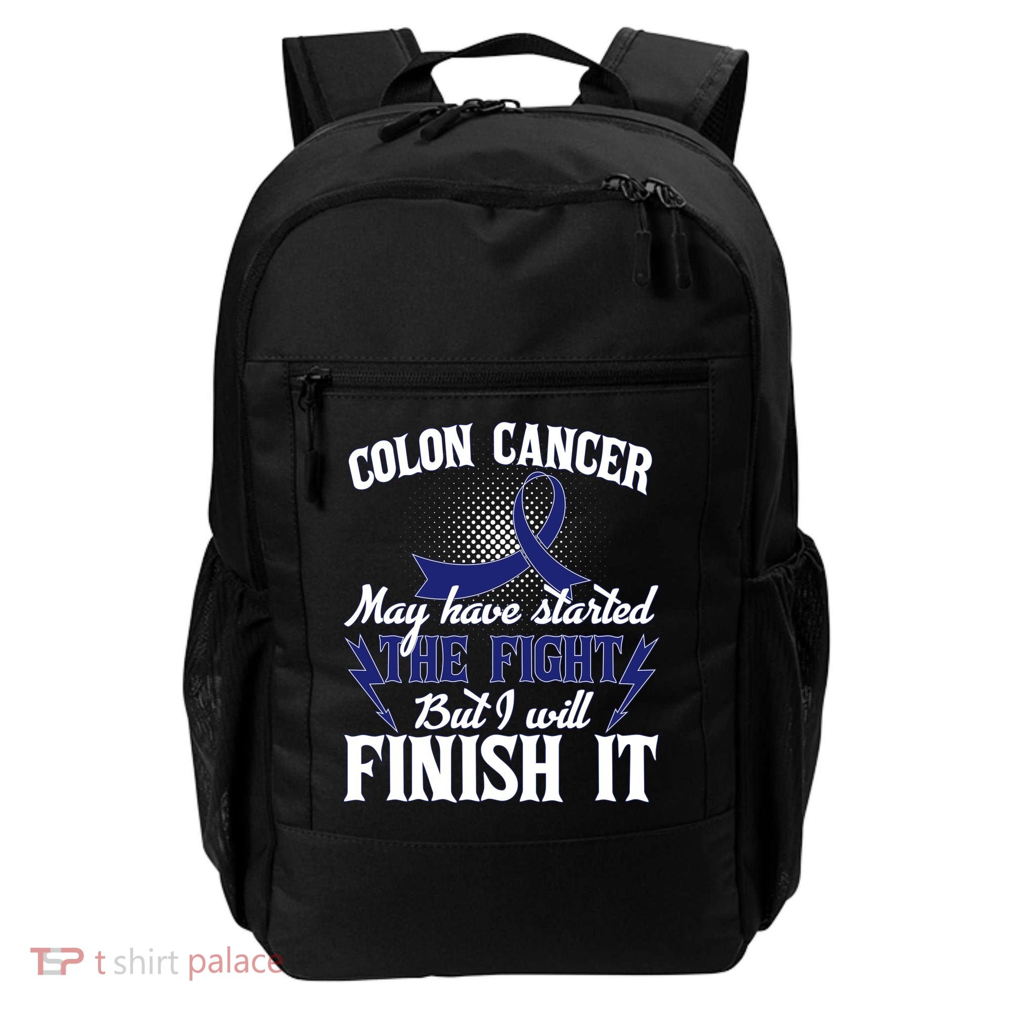Colon Cancer Awareness Finish The Fight Backpack