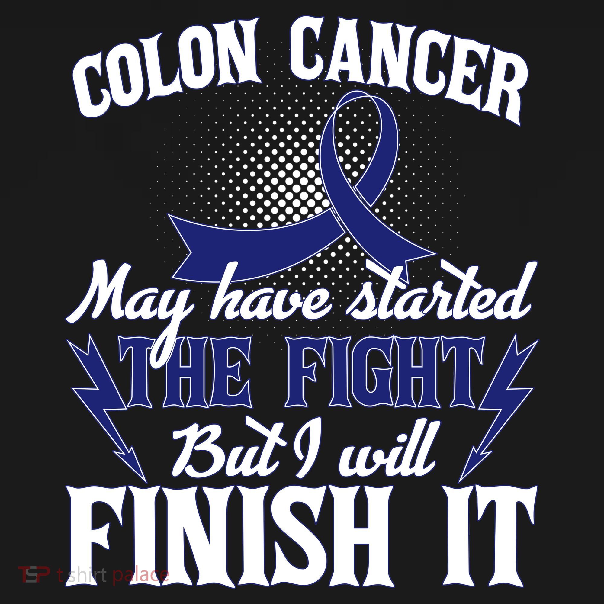 Colon Cancer Awareness Finish The Fight Backpack
