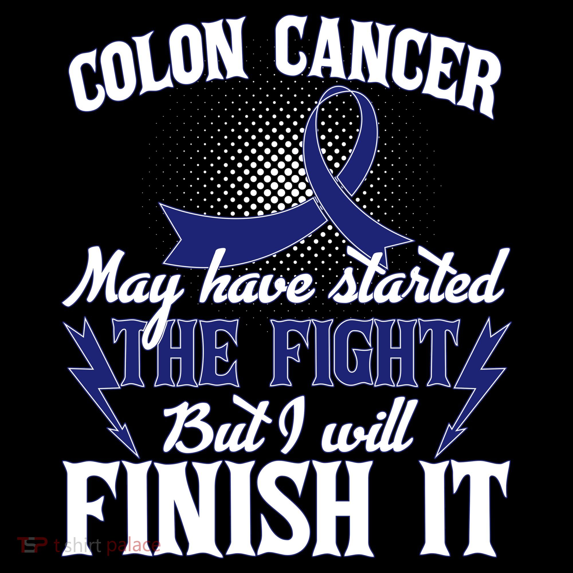 Colon Cancer Awareness Finish The Fight Women's Hoodie
