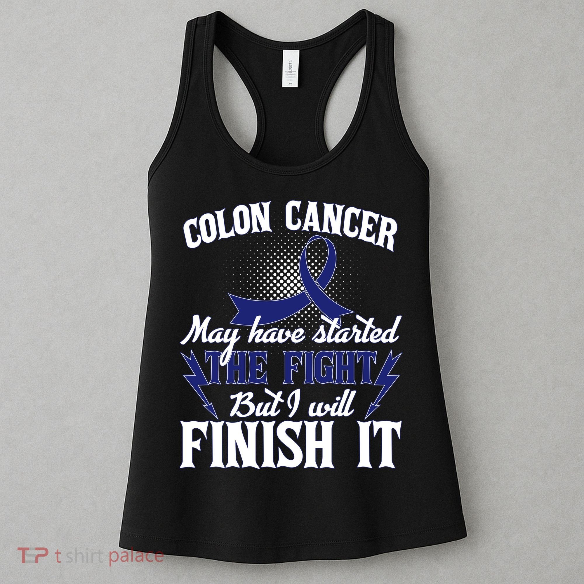 Colon Cancer Awareness Finish The Fight Women's Tank Top