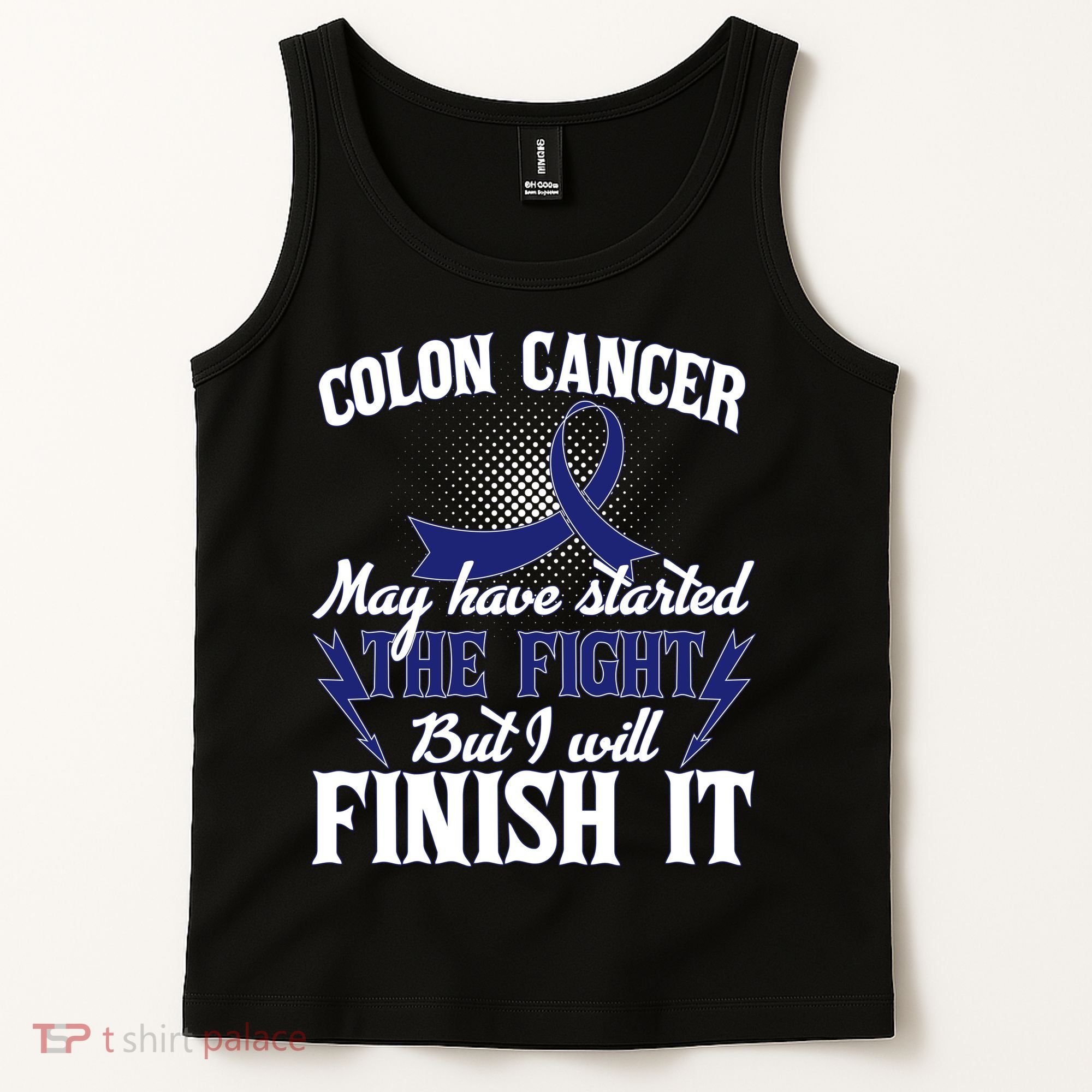 Colon Cancer Awareness Finish The Fight Tank Top