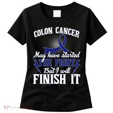 Colon Cancer Awareness Finish The Fight Women's T-Shirt