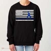 Colon Cancer Awareness Flag Women's Sweatshirt thumb 0