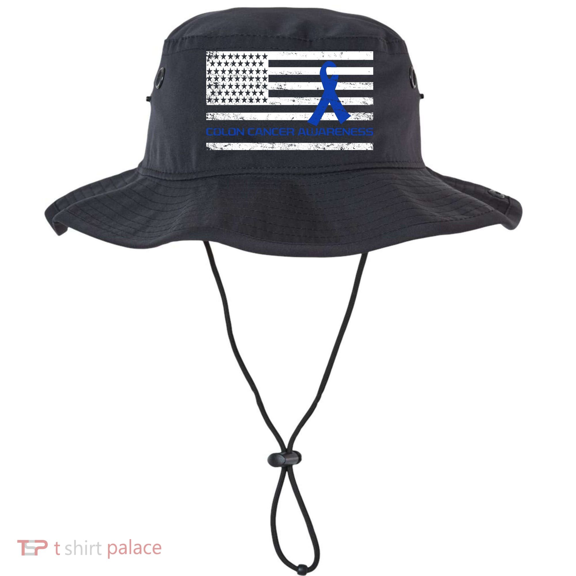 Colon Cancer Awareness Flag Bucket Hat