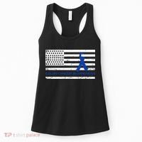 Colon Cancer Awareness Flag Women's Tank Top thumb 0