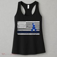 Colon Cancer Awareness Flag Women's Tank Top thumb 3
