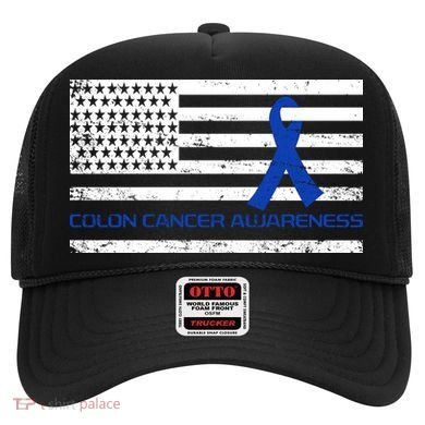 Colon Cancer Awareness Flag Hat