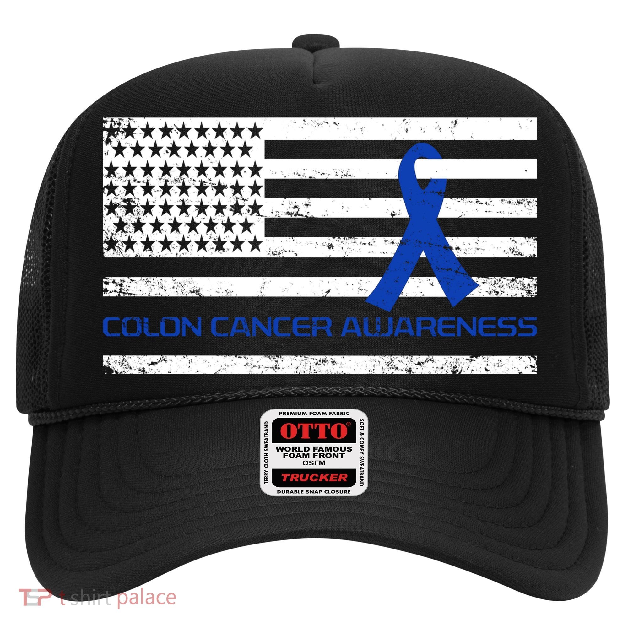 Colon Cancer Awareness Flag Hat