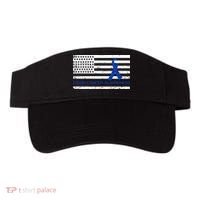 Colon Cancer Awareness Flag Visor thumb 0
