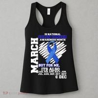 Colon Cancer Awareness Month Is Every Month Women's Tank Top thumb 3