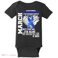 Colon Cancer Awareness Month Is Every Month Baby Bodysuit thumb 0