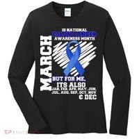 Colon Cancer Awareness Month Is Every Month Women's Long Sleeve Shirt thumb 0