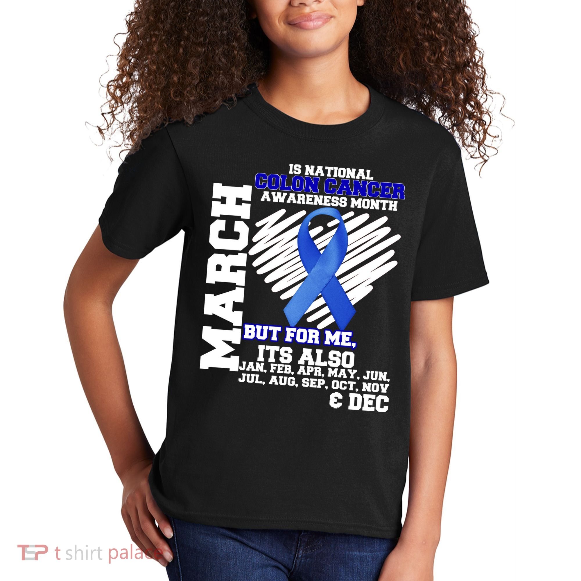Colon Cancer Awareness Month Is Every Month Kids T-Shirt