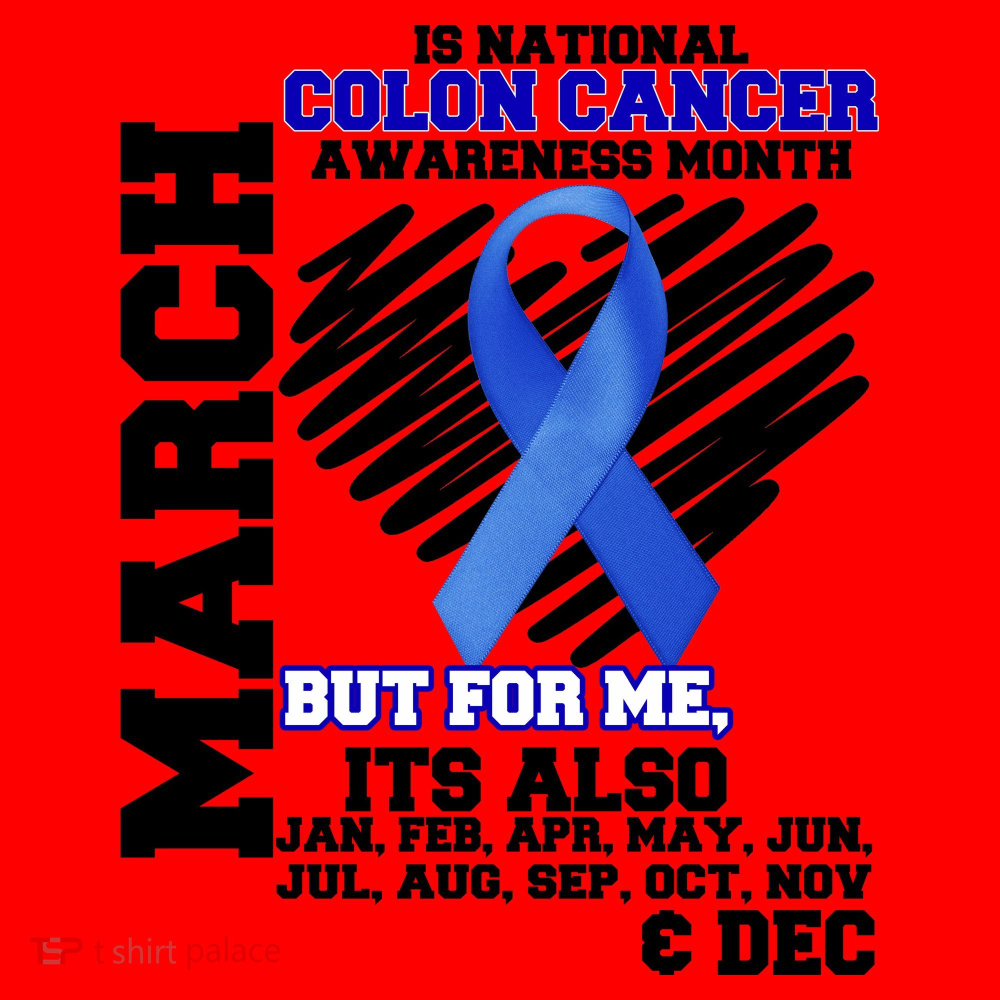 Colon Cancer Awareness Month Is Every Month Santa Hat
