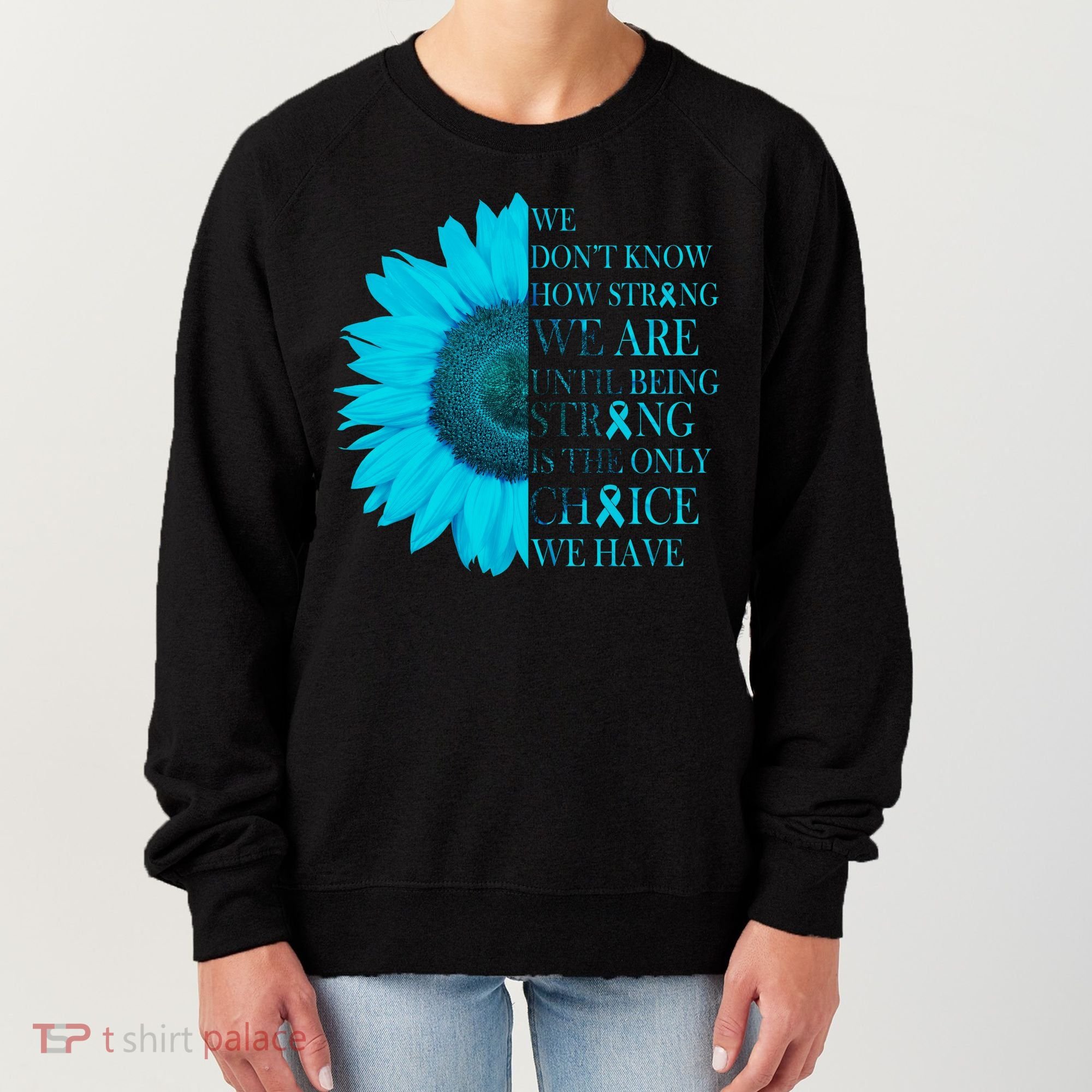 Colon Cancer Awareness Sunflower Women's Sweatshirt