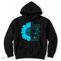 Colon Cancer Awareness Sunflower Hoodie thumb 0