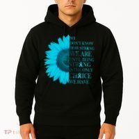 Colon Cancer Awareness Sunflower Hoodie thumb 2