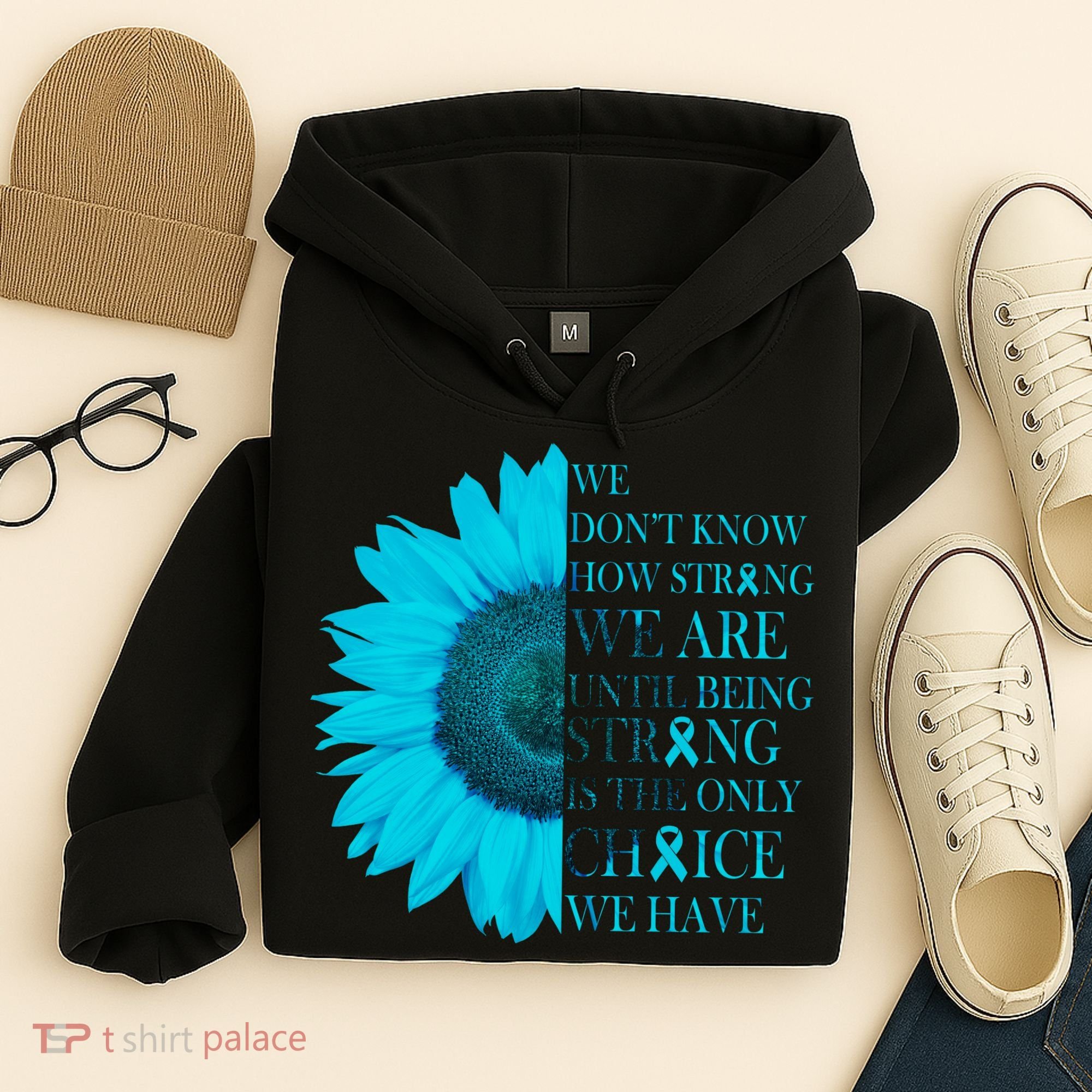 Colon Cancer Awareness Sunflower Hoodie