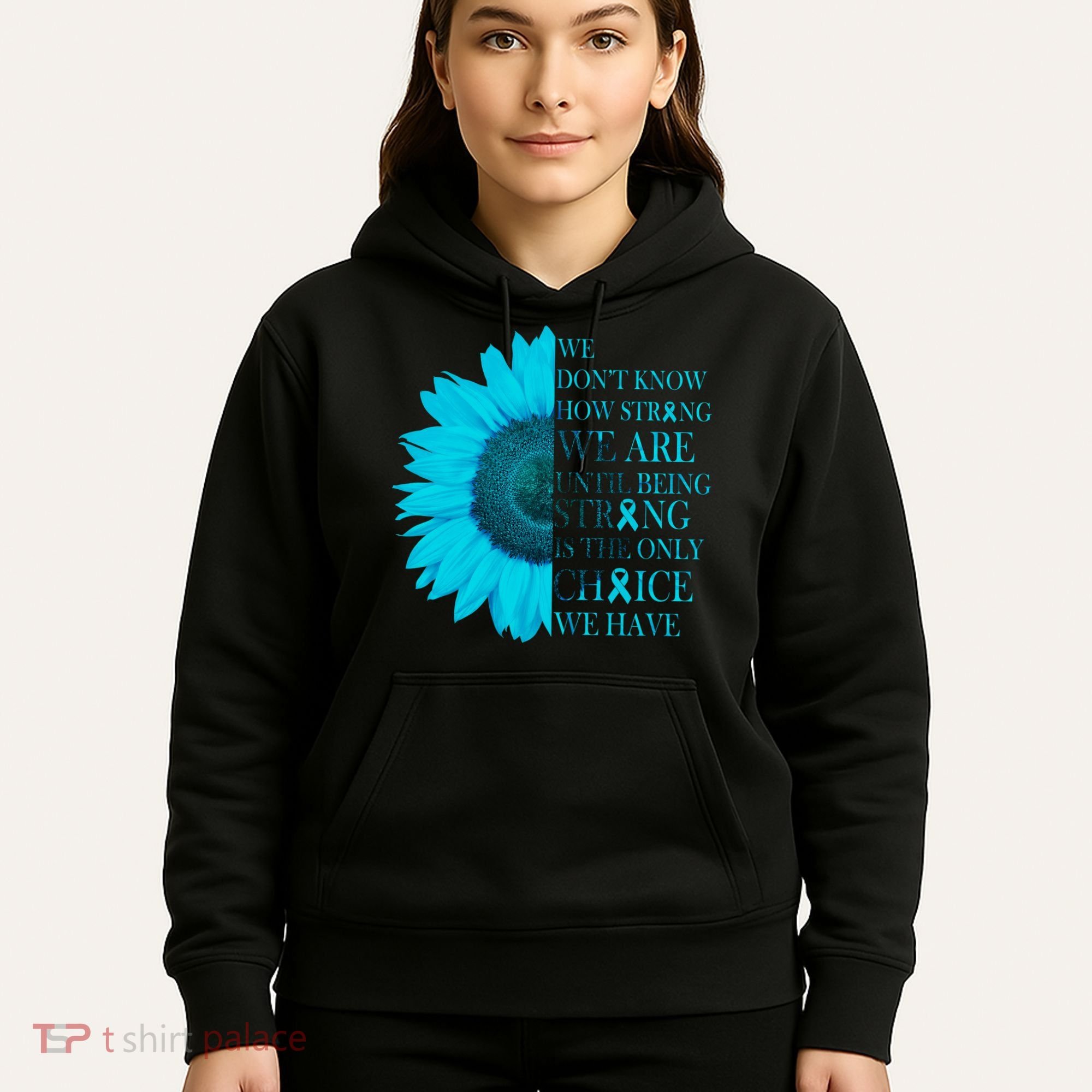 Colon Cancer Awareness Sunflower Hoodie