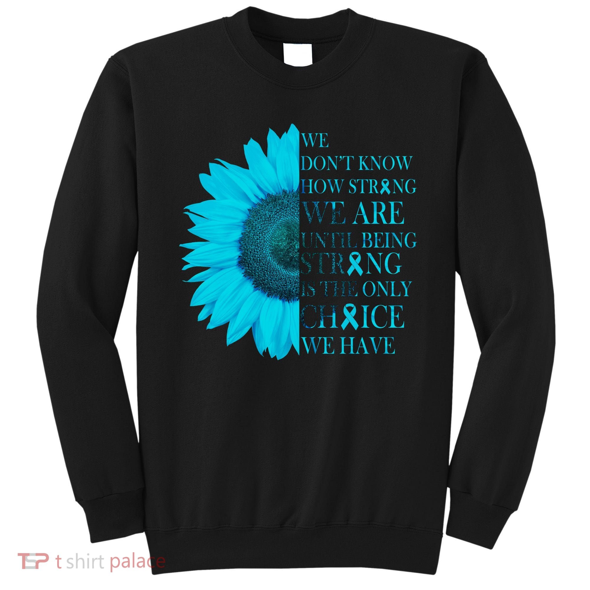 Colon Cancer Awareness Sunflower Sweatshirt