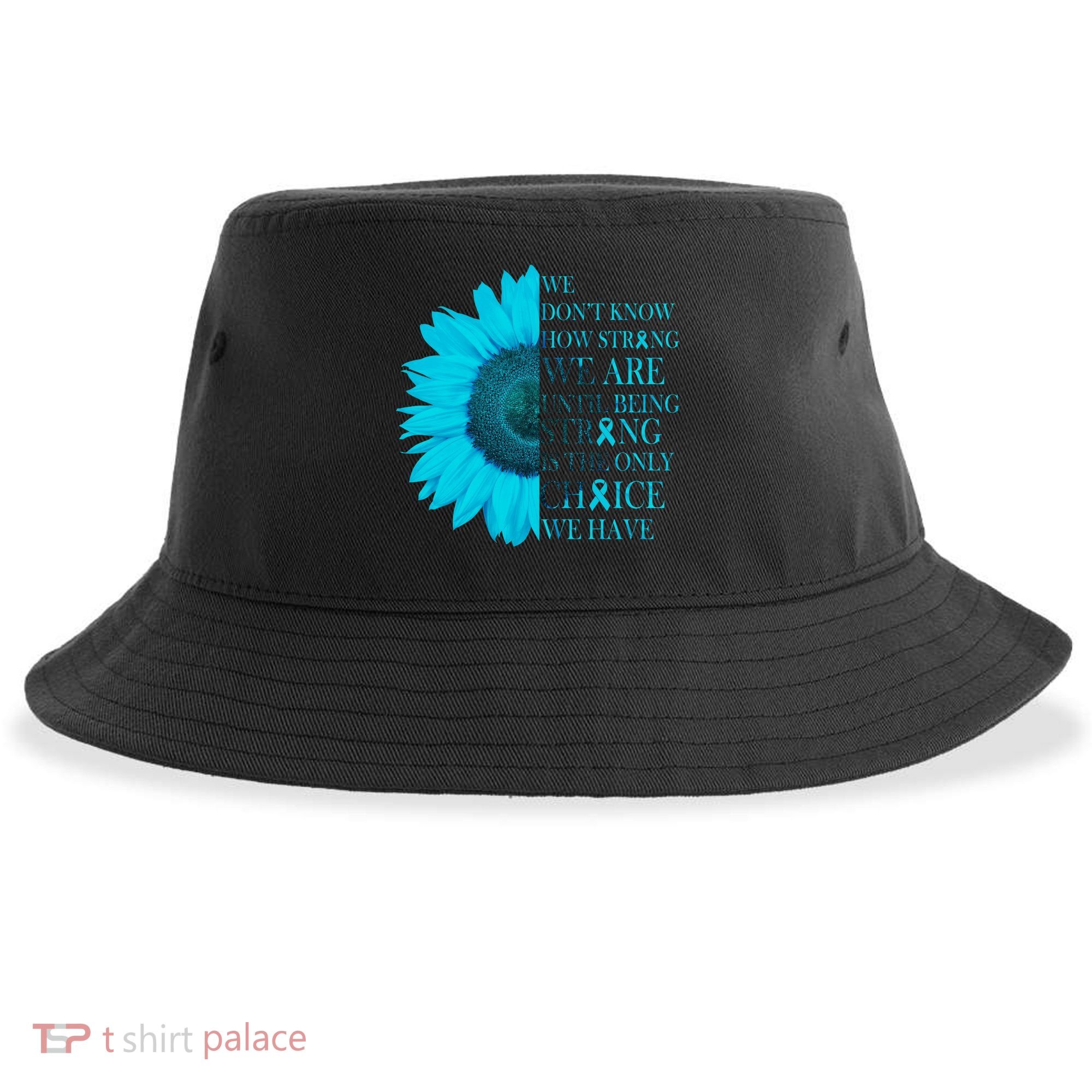 Colon Cancer Awareness Sunflower Sustainable Bucket Hat