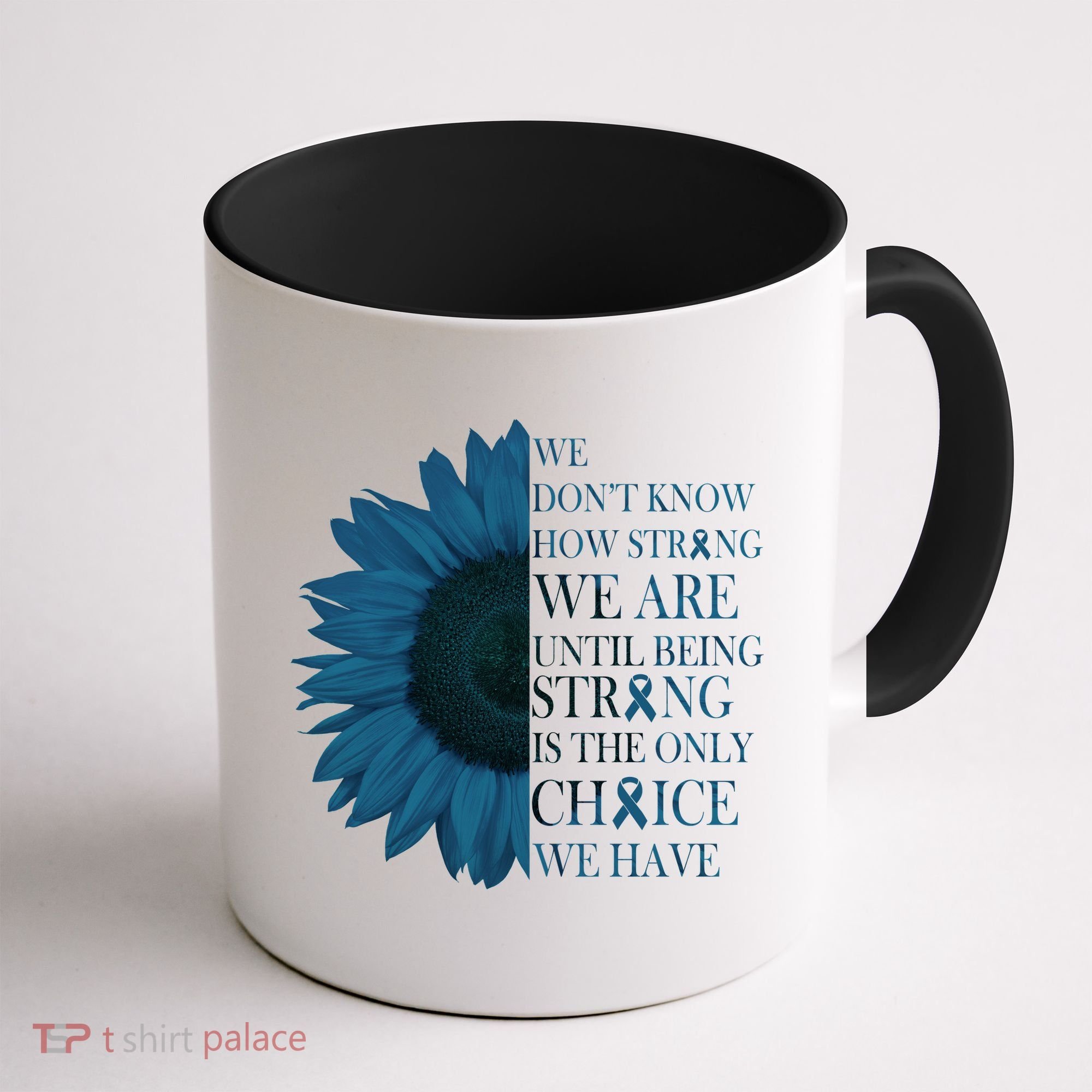 Colon Cancer Awareness Sunflower Coffee Mug