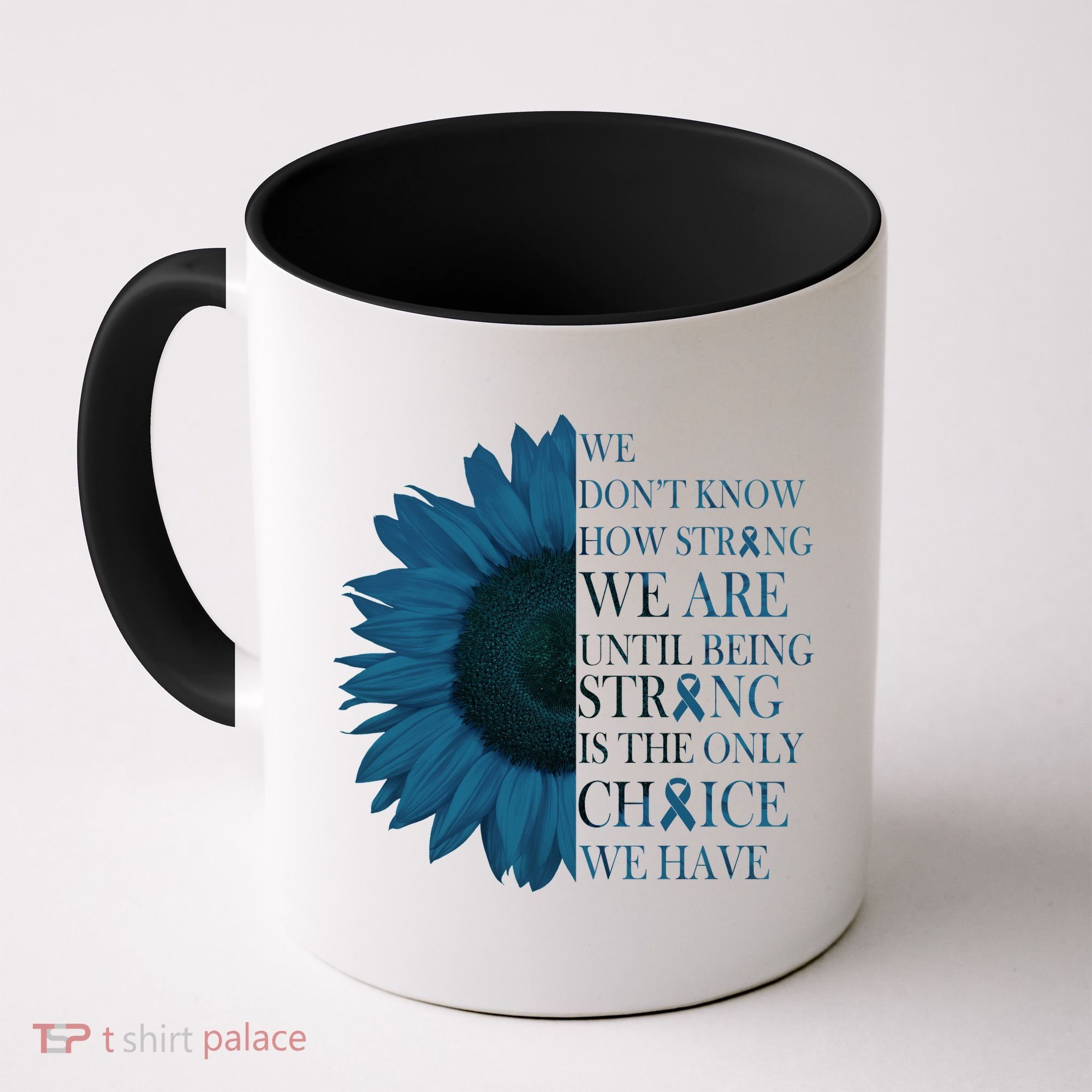 Colon Cancer Awareness Sunflower Coffee Mug