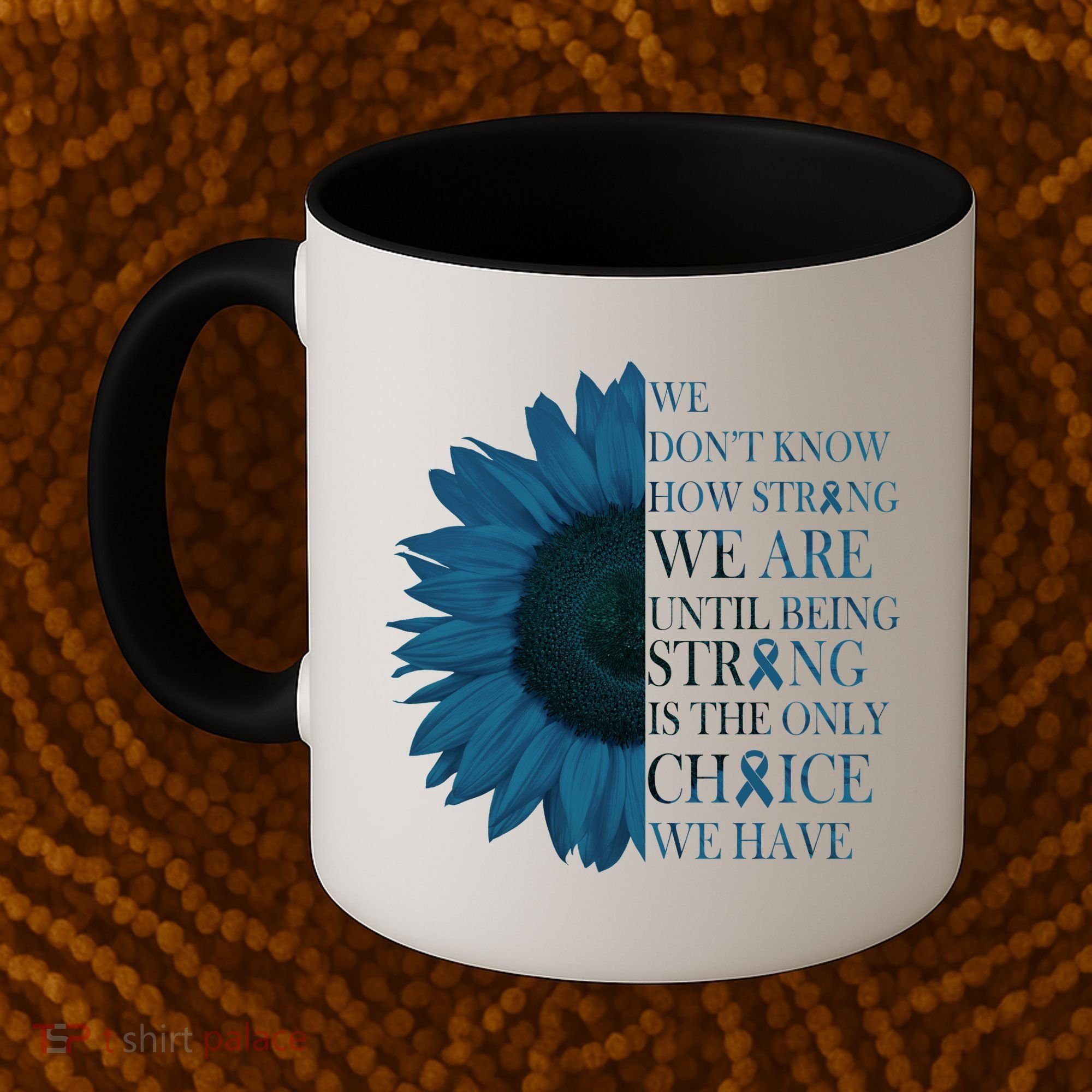 Colon Cancer Awareness Sunflower Coffee Mug
