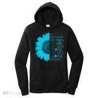 Colon Cancer Awareness Sunflower Women's Hoodie thumb 0