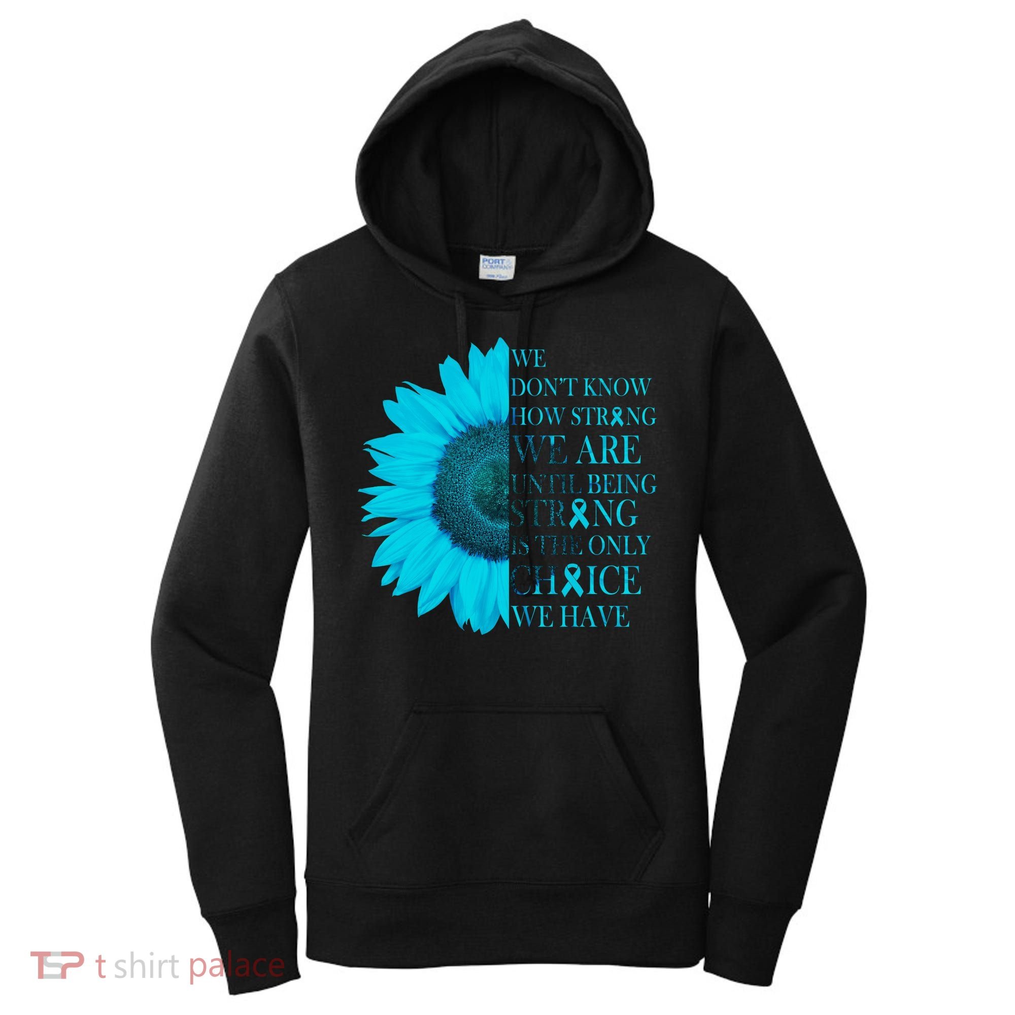 Colon Cancer Awareness Sunflower Women's Hoodie