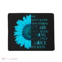 Colon Cancer Awareness Sunflower Mousepad thumb 0