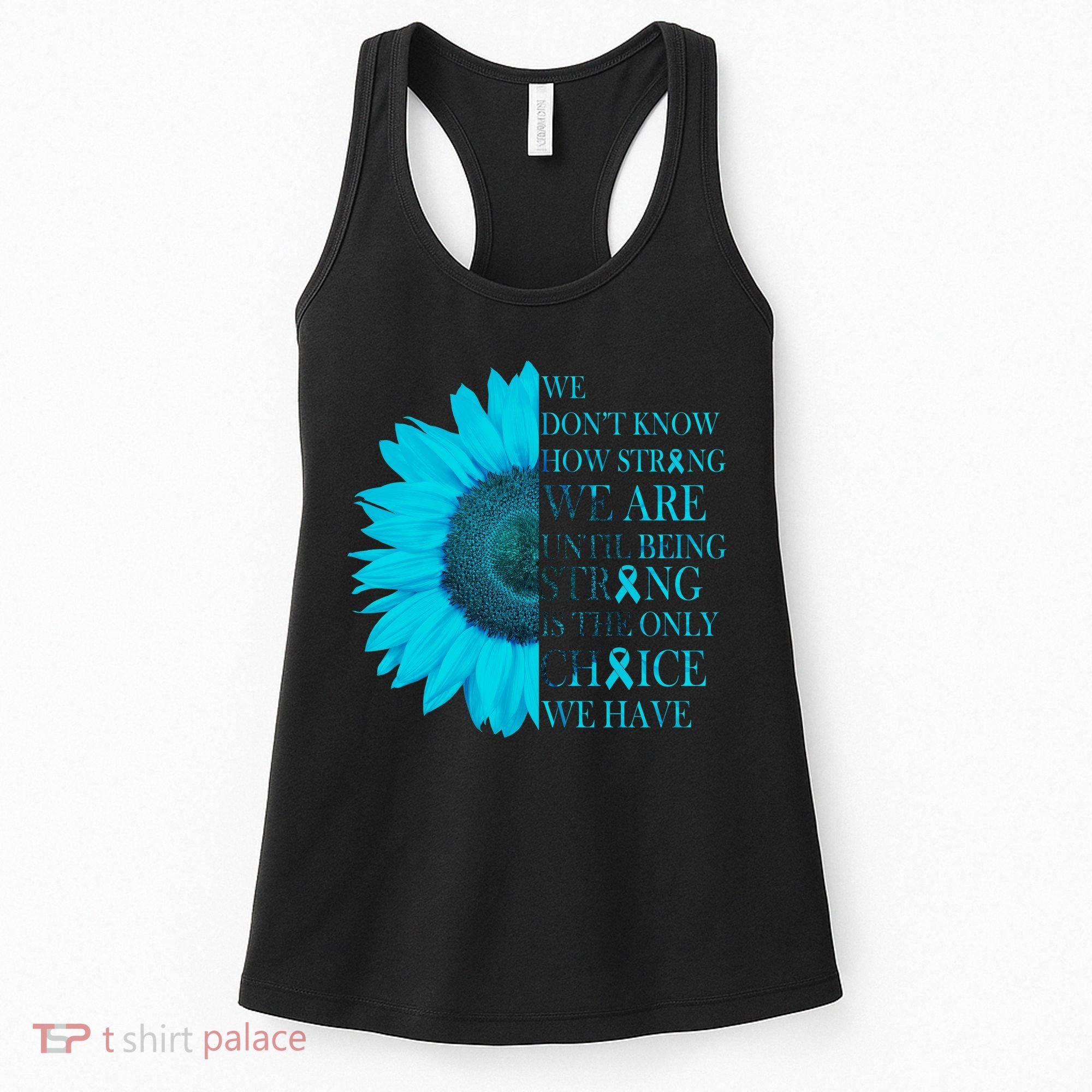 Colon Cancer Awareness Sunflower Women's Tank Top